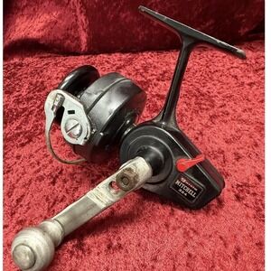 Vintage Garcia Mitchell 324 Spinning Fishing Reel Made in France Black Classic